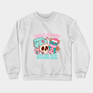 Santa's Favorite Nurse Crewneck Sweatshirt